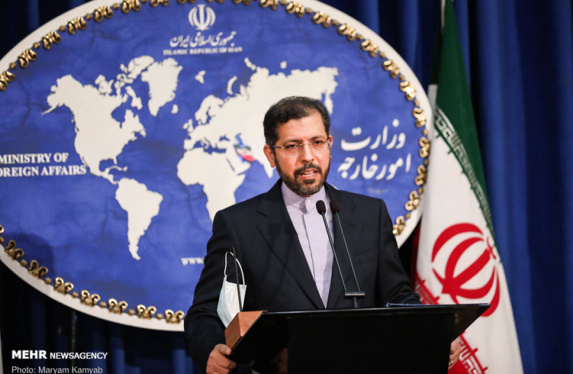  Iranian Foreign Ministry spokesman Saeed Khatibzadeh (photo credit: Maryam Kamyab/Mehr News Agency)