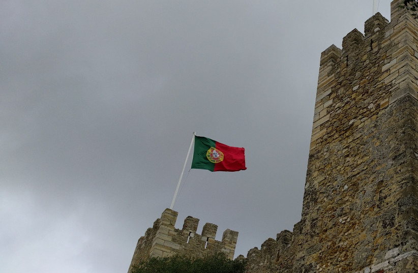  Flag of Portugal (illustrative). (photo credit: Wikimedia Commons)