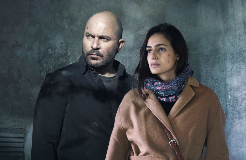  Lior Raz and Lucy Ayoub of 'Fauda.' (photo credit: Elia Spinopolos/Yes)