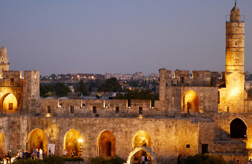  A view of Jerusalem from Christine Darg's hotel room. (photo credit: JERUSALEM CHANNEL)