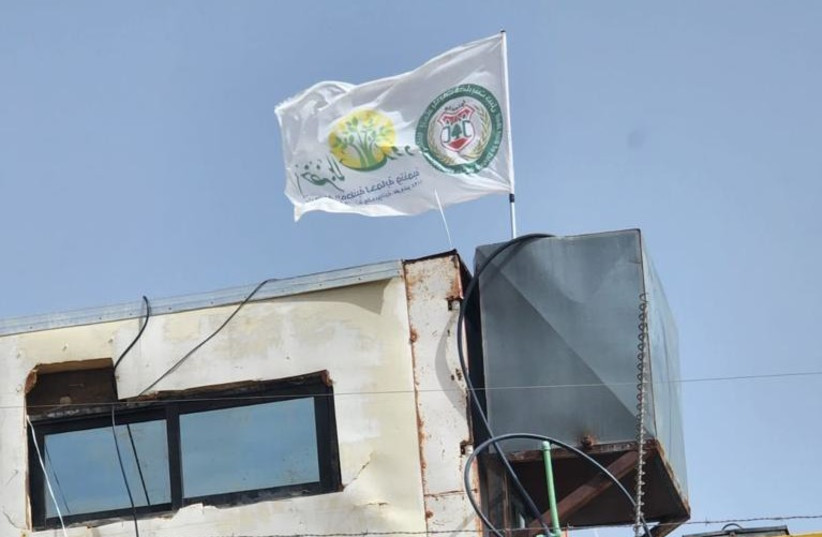  A Green Without Borders outpost the IDF says Hezbollah is using for reconnaissance (photo credit: IDF SPOKESPERSON'S UNIT)