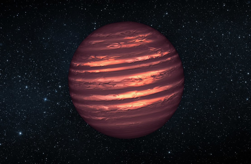  This artist's conception illustrates the brown dwarf named 2MASSJ22282889-431026. NASA's Hubble and Spitzer space telescopes observed the object to learn more about its turbulent atmosphere. (photo credit: Wikimedia Commons)