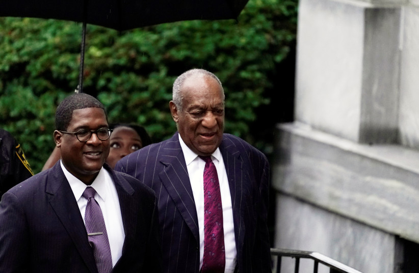  Actor and comedian Bill Cosby arrives at the Montgomery County Courthouse for the sentencing hearings in his sexual assault trial in Norristown, Pennsylvania, US, September 25, 2018. (photo credit: REUTERS/JESSICA KOURKOUNIS)