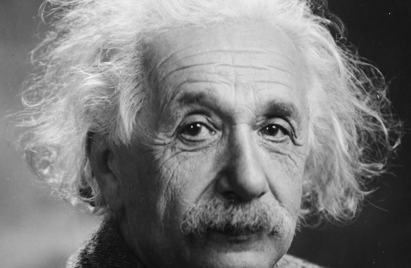 Albert Einstein in 1947 (photo credit: ORREN JACK TURNER/PUBLIC DOMAIN/VIA WIKIMEDIA COMMONS)