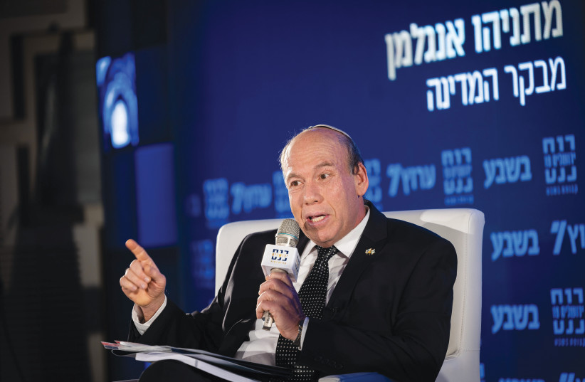  STATE COMPTROLLER Matanyahu Englman attends a conference of the Besheva media group in Jerusalem, earlier this year. Last year, a state comptroller report found there were 18,500 vacant positions in the nation’s hi-tech industry. (photo credit: YONATAN SINDEL/FLASH90)