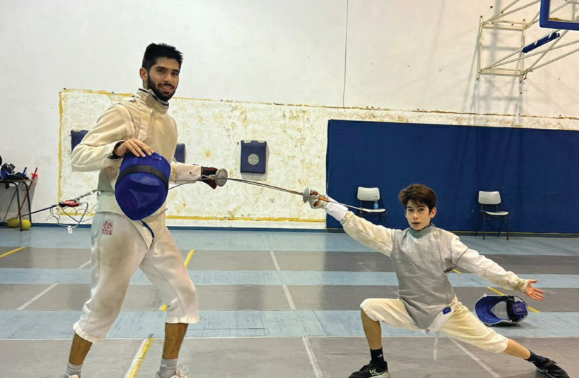  TRAINING AT the Olympic Fencing Center, Acre. (photo credit: Denise Toker)