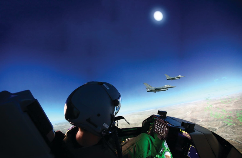  Israel Air Force flight trianing. (photo credit: DEFENSE MINISTRY)