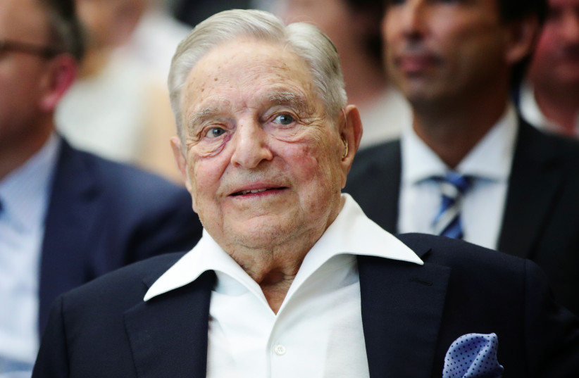 Billionaire investor George Soros attends the Schumpeter Award in Vienna, Austria, June 21, 2019. (photo credit: REUTERS/LISI NIESNER)