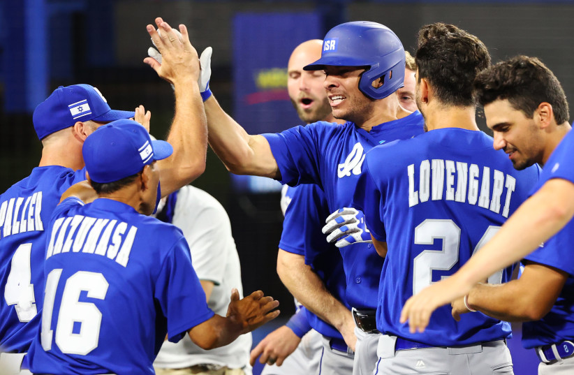  MANY OF players who suited up for Team Israel at the Tokyo Olympics in 2021 will be back donning the blue-and-white this month at the World Baseball Classic, where Israel will be playing in Pool D in Miami. (photo credit: JORGE SILVA / REUTERS)