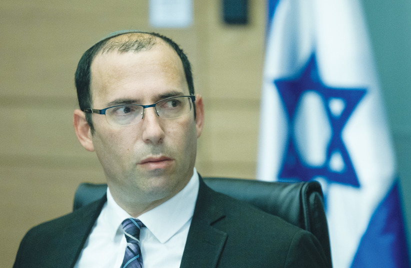  SIMCHA ROTHMAN, chairman of the Knesset Constitution, Law and Justice Committee, was said to have ‘ruffled a few feathers’ when he addressed the Jewish Federations of North America last week.  (photo credit: YONATAN SINDEL/FLASH90)