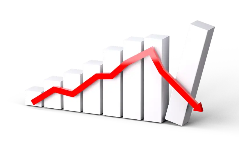  Graph showing recession economy (photo credit: PIXABAY)
