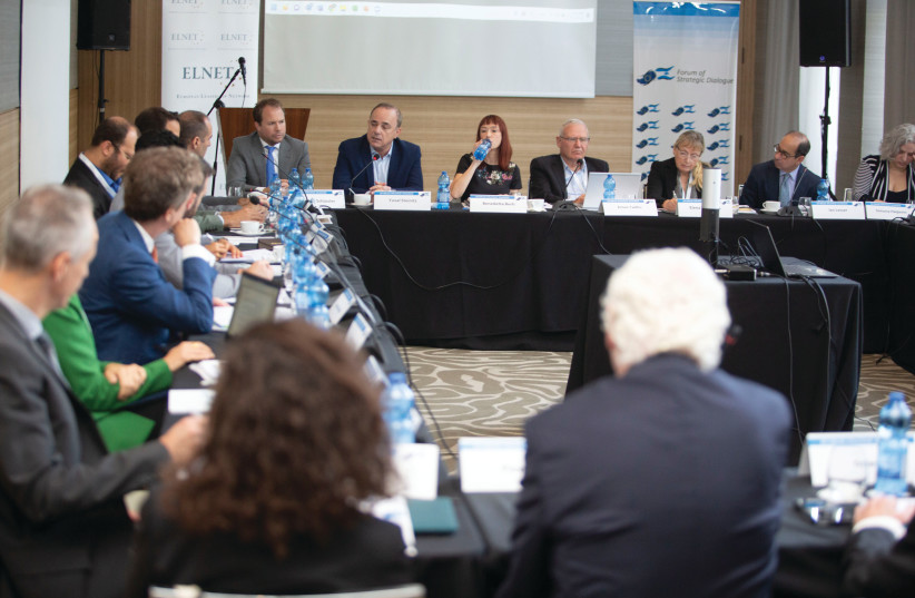  ELNET’s EU-Israel Strategic Dialogue takes place, last year.  (photo credit: ELNET)