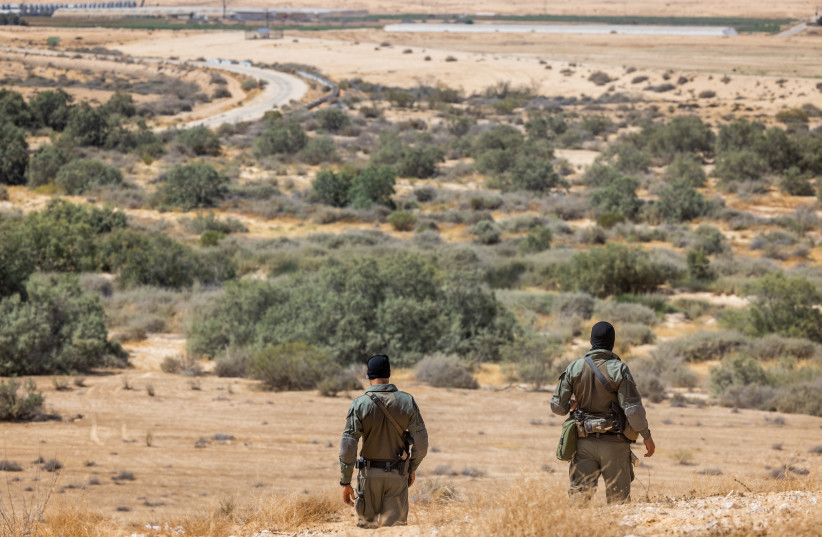  Members of the South Yamas special forces counter-terrorist unit seen during a military operation on the southern Israeli border with Egypt on July 12, 2022. (photo credit: NATI SHOHAT/FLASH90)