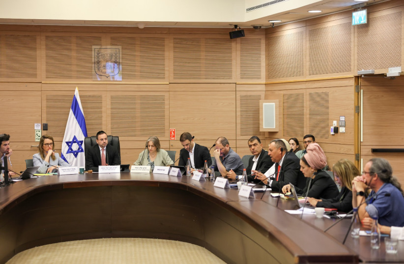  Knesset Health Committee meets to discuss increase in cases of eating disorders. (photo credit: NOAM MOSKOWITZ/KNESSET)