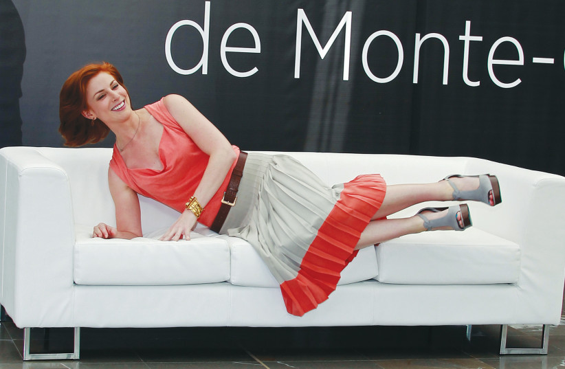  DIANE NEAL poses during a photocall for ‘Law and Order: Special Victims Unit’ at the 52nd Monte Carlo Television Festival in Monaco, 2012.  (photo credit: ERIC GAILLARD/REUTERS)