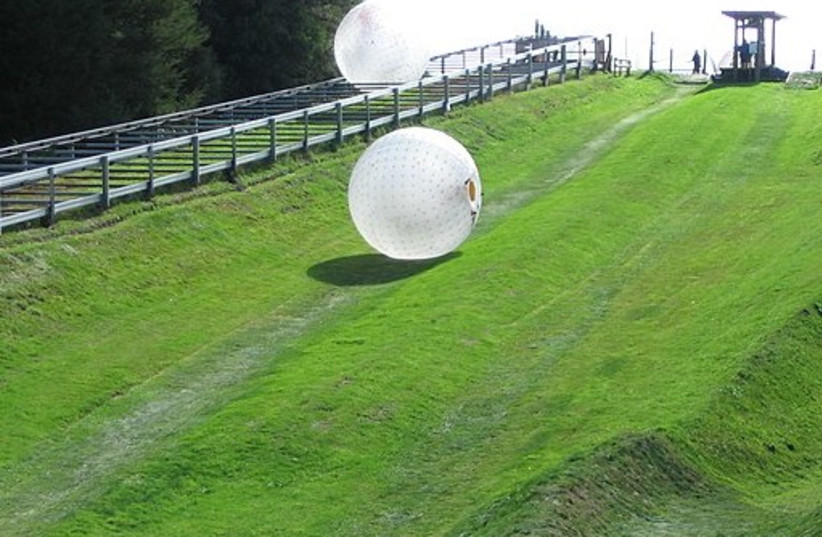 Zorb balls (photo credit: Wikimedia Commons)