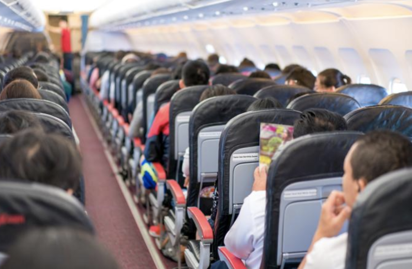 You won't get anywhere any faster by standing up before the plane reaches the port, flight attendants say. (photo credit: Walla)