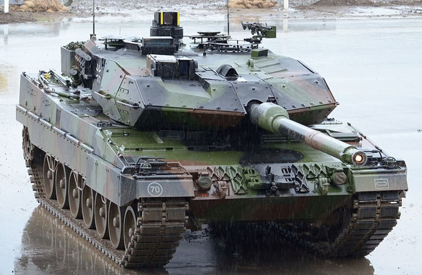 Leopard 2A6 tank (photo credit: Wikimedia Commons)