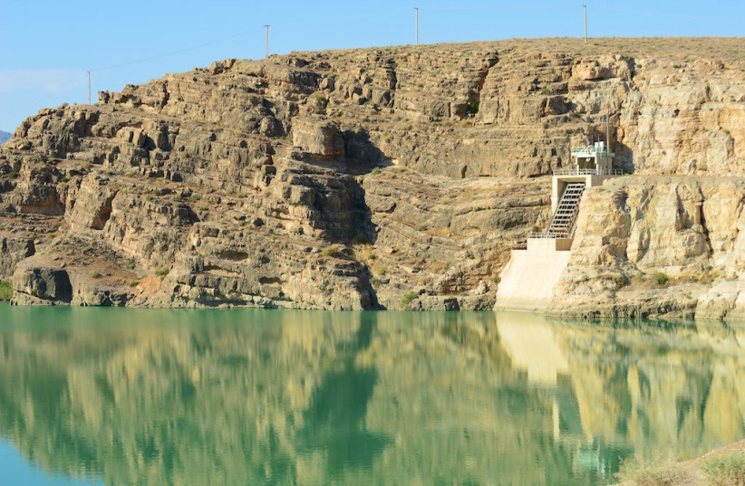  The Kajaki Dam is seen on the Helmand River in Afghanistan. (photo credit: Wikimedia Commons)