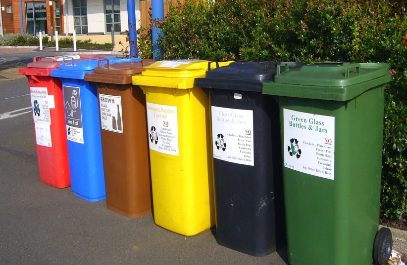  Recycling bins (photo credit: PIXABAY)