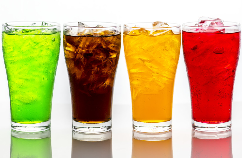  Illustrative image of several glasses of sodas. (photo credit: PXHERE)