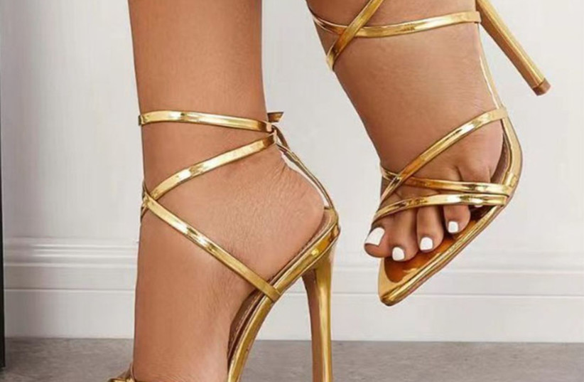 gold heels (photo credit: PR)
