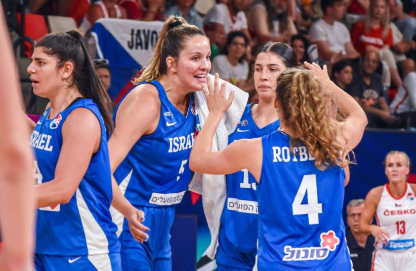  ISRAEL’S SHOWING in this week’s EuroBasket group stage could hardly be considered a success – the blue-and-white lost all three of its games on its home court, to Belgium, Italy and Czechia – but women’s basketball in the country is clearly on an upward trajectory. (photo credit: YEHUDA HALICKMAN)