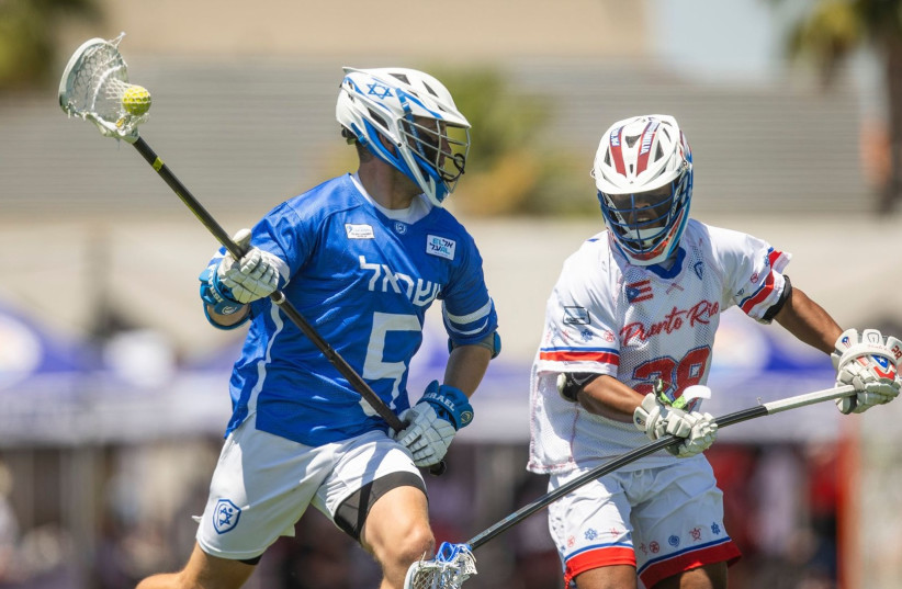  RYAN FITZPATRICK and Israel have been on fire at the World Championships, with victories over Sweden, the Philippines, Puerto Rico, the Czech Republic and Ireland.  (photo credit: World Lacrosse/Courtesy)