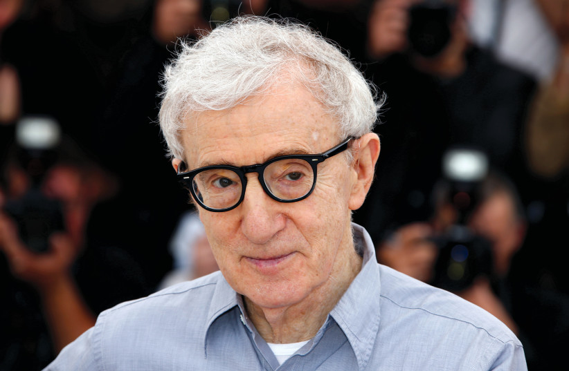  Woody Allen poses during a photocall for the film, ‘Cafe Society’, before the opening of the 69th Cannes Film Festival on May 11, 2016.  (photo credit: ERIC GAILLARD/REUTERS)