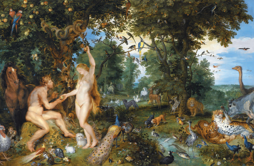  'The Garden of Eden with the Fall of Man’ by Jan Brueghel the Elder and Pieter Paul Rubens, circa 1615 (photo credit: WIKIPEDIA)