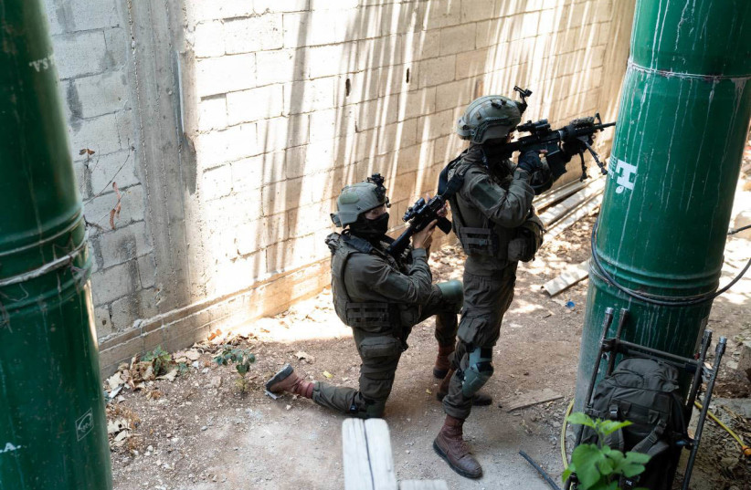  Israeli forces are seen operating in Jenin on July 4, 2023 (photo credit: IDF SPOKESPERSON'S UNIT)