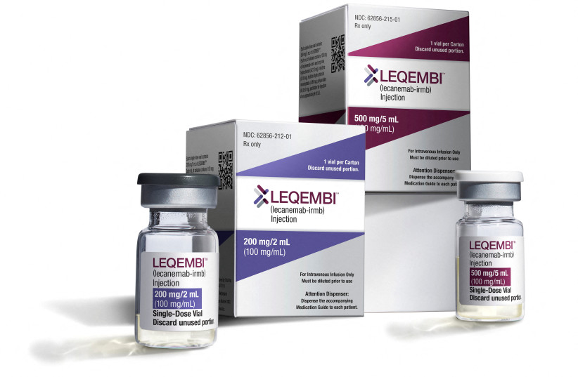 The Alzheimer's drug LEQEMBI is seen in this undated handout image obtained by Reuters on January 20, 2023 (photo credit: Eisai/Handout via REUTERS)