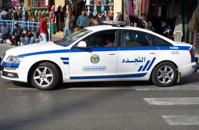  Jordanian Police Audi A6 C6 sedan in Amman, Jordan. (photo credit: Wikimedia Commons)