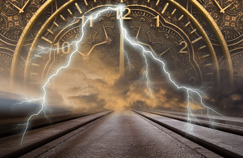  Would you listen to the warnings of a self-proclaimed time traveler? (illustrative) (photo credit: PIXABAY)