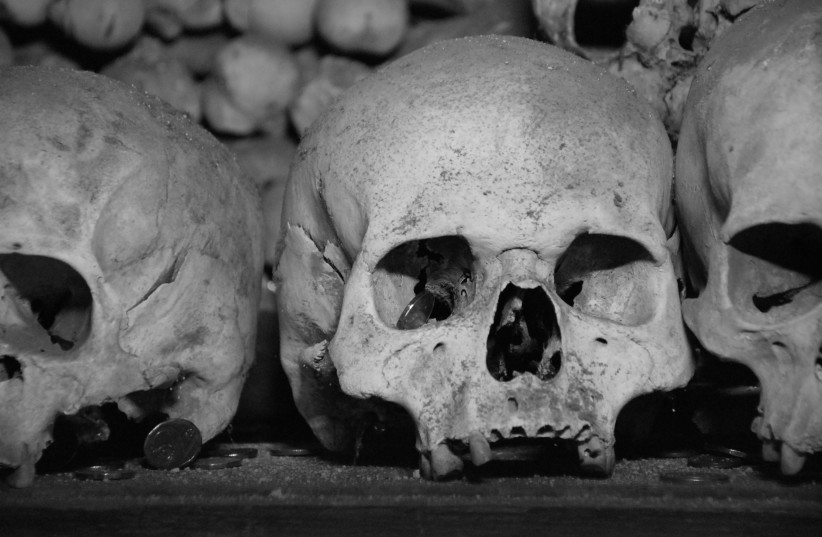  Illustrative image of skulls. (photo credit: CC0PHOTOS)
