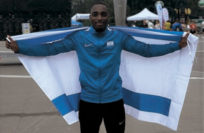  Picture of sprinter Blessing Afrifah (photo credit: Israel Athletics Association/Courtesy)