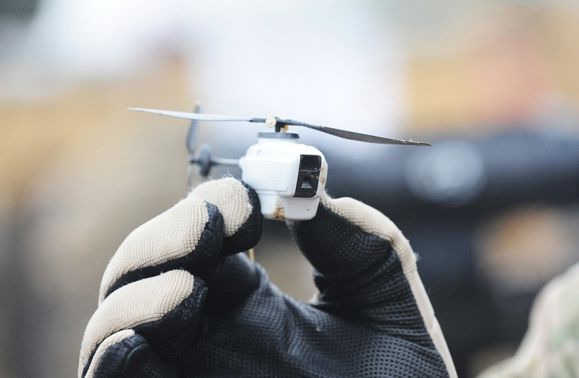  Black Hornet Nano drone (photo credit: WIKIPEDIA)