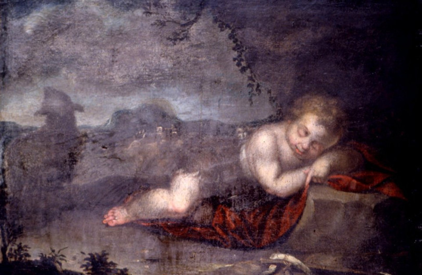  A 17th-Century painting of a baby. (photo credit: Creazilla)