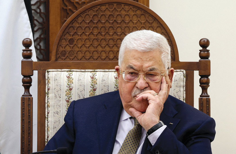  PA President Mahmoud Abbas. (photo credit: RONALDO SCHEMIDT/POOL/REUTERS)