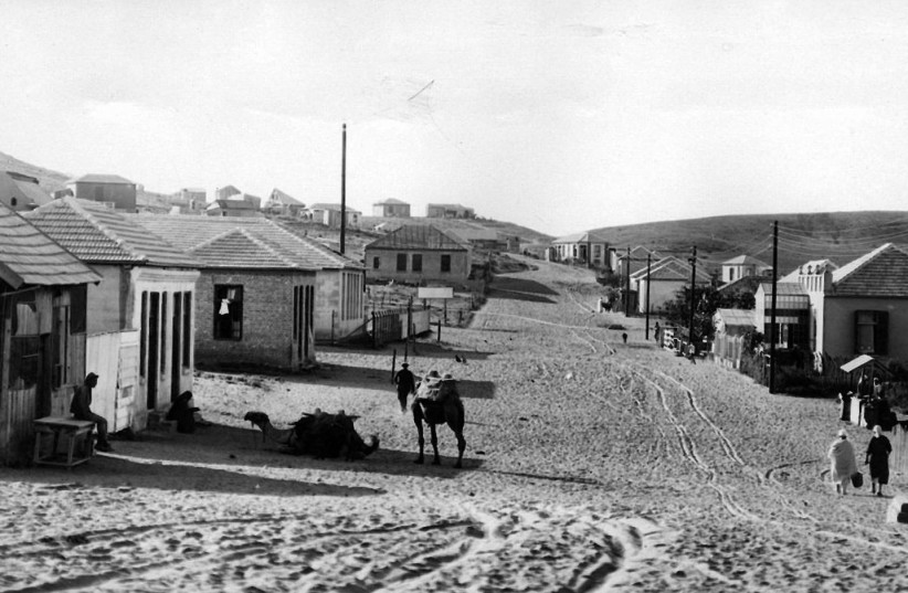 ‘IT COULD well have been that the UK rabbis were looking at Bnei Brak’: Main street, 1928.  (photo credit: Wikimedia Commons)