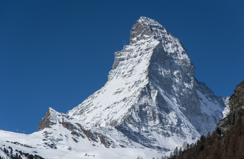  Switzerland's famous Matterhorn glacier (photo credit: CREATIVE COMMONS)