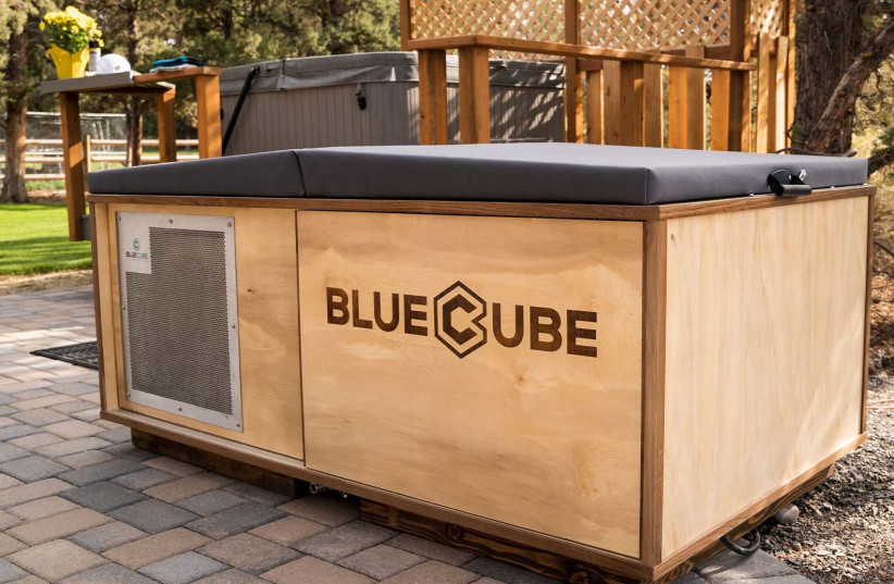 Blue Cube Ice Bath (photo credit: PR)