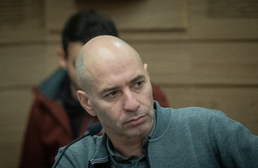 Director-general of the Education Ministry, Asaf Tzalel, attends a Education, Culture, and Sports Committee meeting at the Knesset in Jerusalem. March 22, 2023. (photo credit: YONATAN SINDEL/FLASH90)