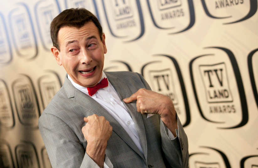  Paul Reubens 'Pee-Wee Herman' arrives for the TV Land Awards 10th Anniversary at the Lexington Avenue Armory in New York April 14, 2012. (photo credit: REUTERS/ANDREW KELLY/FILE PHOTO)