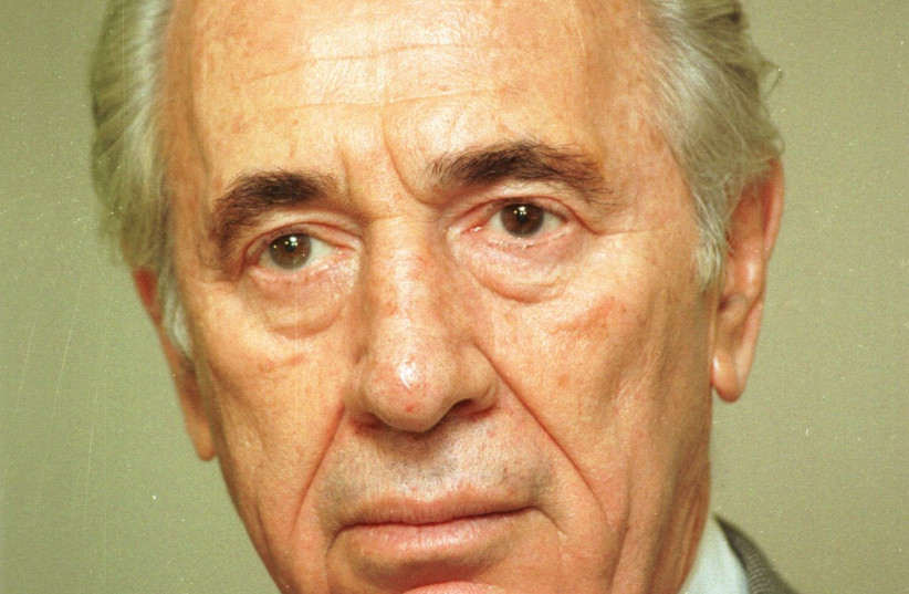  Shimon Peres in 1996. (photo credit: IPPA)