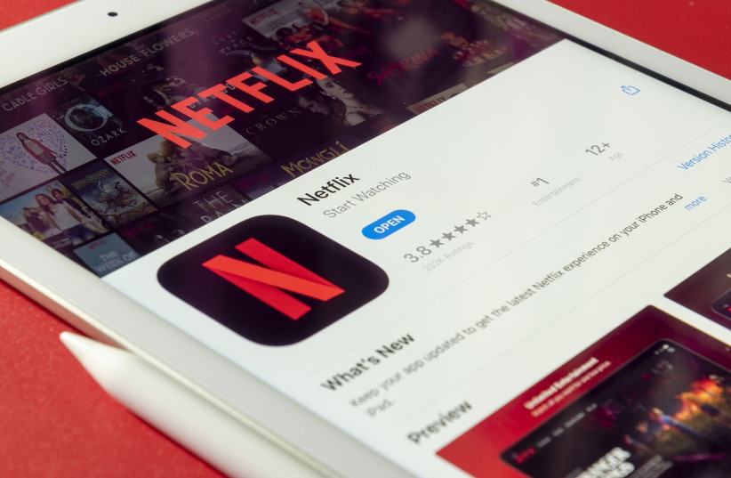  Netflix's mobile app is displayed on a tablet.. (photo credit: PIXABAY)