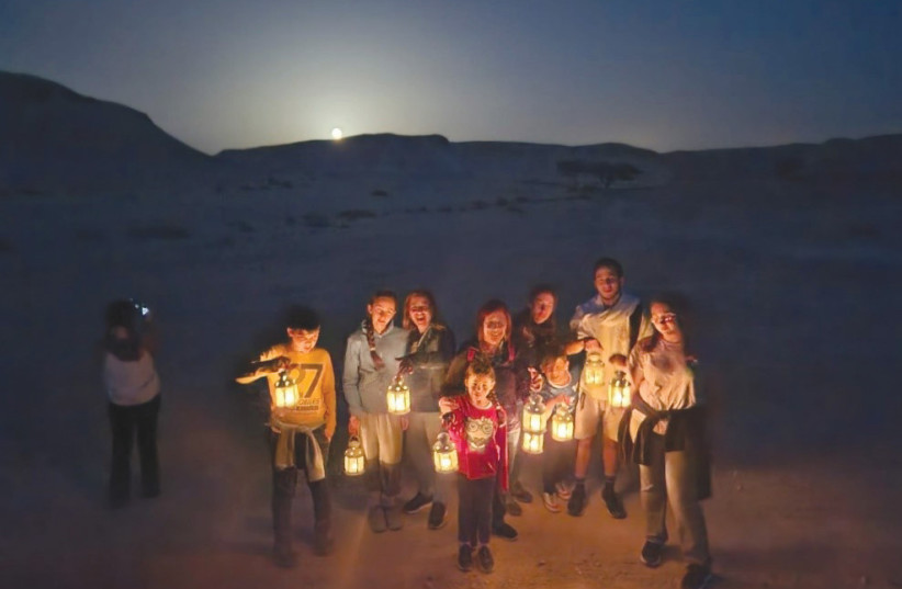  Lantern tour of Moa (photo credit: ESTI HIRSCH)