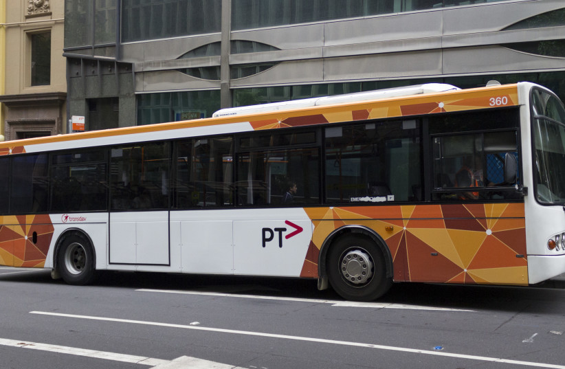  Illustrative image of a Melbourne bus. (photo credit: Wikimedia Commons)