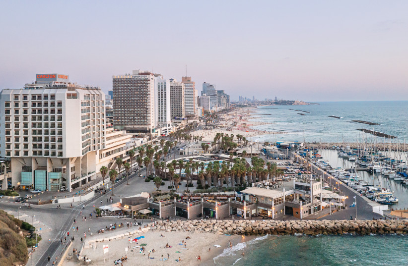  The Carlton Tel Aviv on the beach (photo credit: Harel Gilboa)