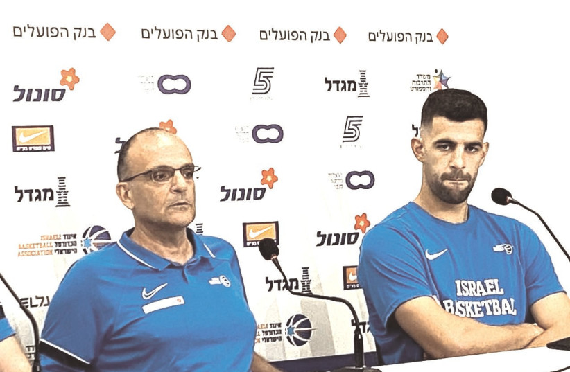  ISRAEL COACH Ariel Beit Halachmi (left) has his work cut out for him as the National Team will play in the Olympic Pre-Qualifying Tournament this weekend minus a number of injured players, including captain Tomer Ginat (right). (photo credit: YEHUDA HALICKMAN)